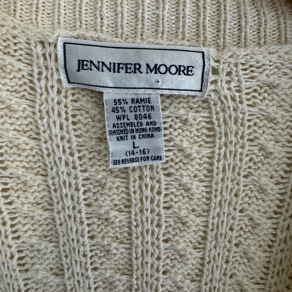 Vintage University of Alabama Cable Knit Cardigan Sweater Women's Size Large - Picture 4 of 7